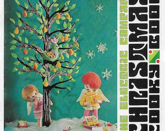 Ricettario vintage di metà secolo - Wisconsin Electric Power Co. - Libro di ricette natalizie
