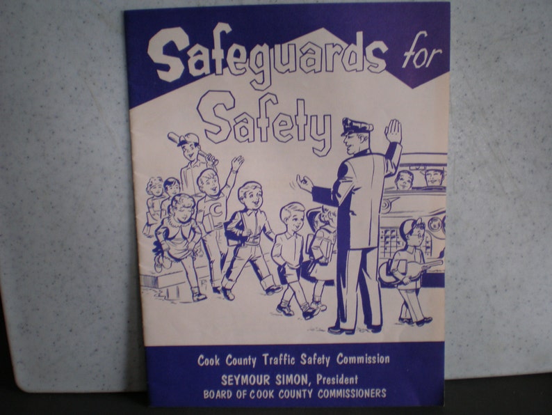 Vintage Mid Century Children's Safety Guide Chicago, IL image 1