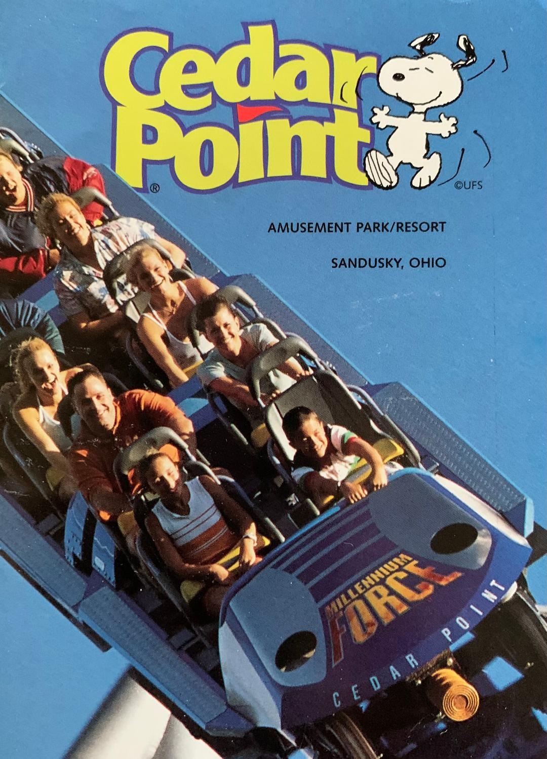 Vintage 2001 Cedar Point Amusement Park Advertising Brochure