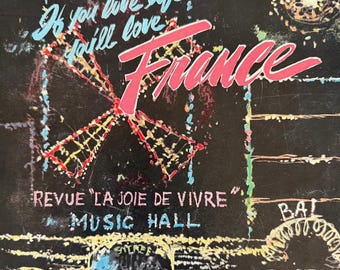 Vintage Midcentury Travel Advertisement - France - French Government Tourist Office