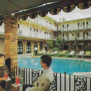 Vintage Unused 70&#39;s Travel Photo Postcard - New Orleans - Vieux Carre Motor Lodge