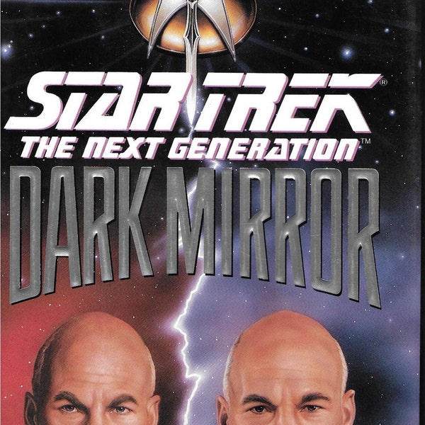 Vintage 1990's Fantasy -Sci Fi Fiction Book - Star Trek The Next Generation - Dark Mirror