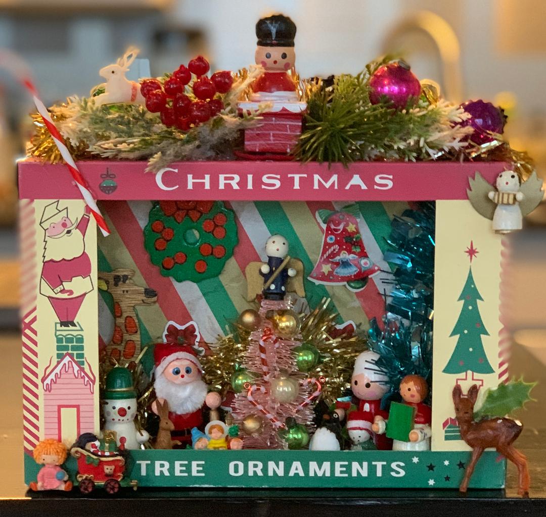 クリスマスオーナメント クリスマスツリー ジオラマ クリスマス 手作り