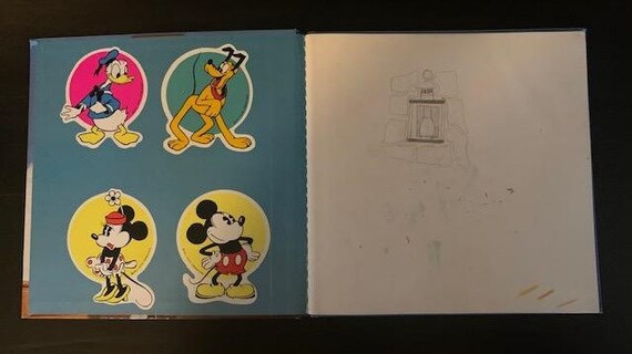 Vintage 1970's WDW - Disney Creative Arts Books - Set of Two