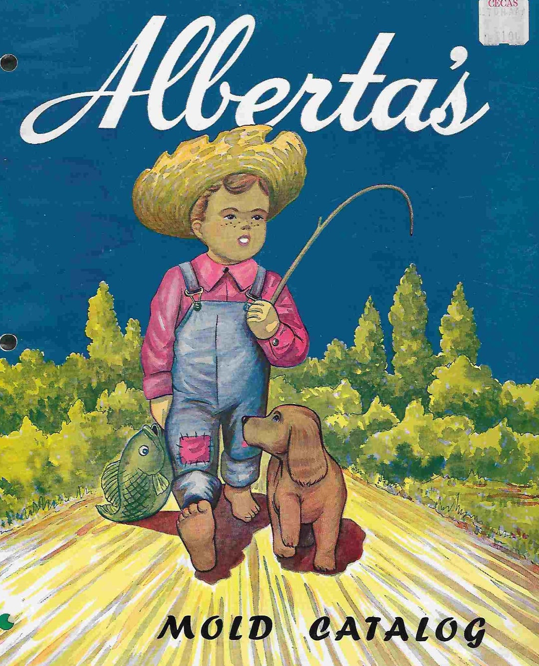 Vintage Midcentury Ad Alberta's Ceramic Mold Catalog Etsy