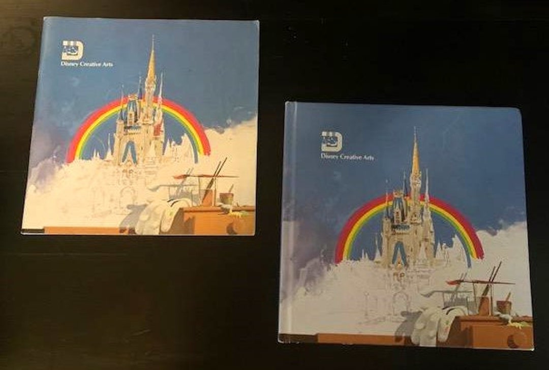 Vintage 1970's WDW - Disney Creative Arts Books - Set of Two