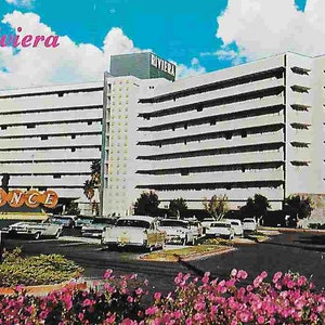 Vintage Midcentury Reise Postkarte - The Riviera Hotel - Las Vegas, NV - USA