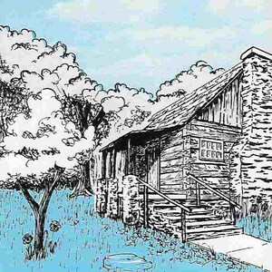 May include: An illustrated guide titled "Ozarks Entertainment Guide" with a drawing of a rustic cabin. The guide is "Compliments of Shepherd of the Hills Farm, Branson, Missouri."