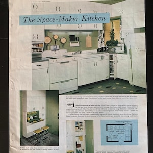 Vintage Midcentury Interior Design Guide - The Space-Maker Kitchen - Architecture