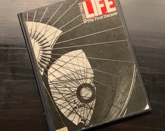 Vintage 1980's Photography Book - LIFE Magazine - The First Decade 1936-1945