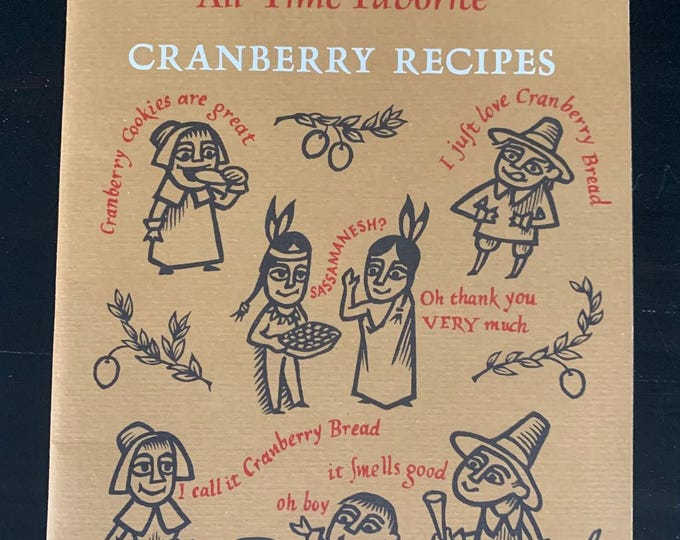 Vintage Cookbook 101 Alltime Favorite Cranberry Recipes Ocean