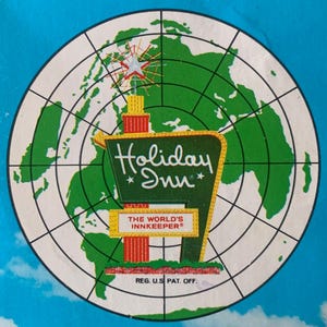 Vintage 70er Jahre Gebrauchte Reise Postkarte - Holiday Inn - Cleveland, OH - USA