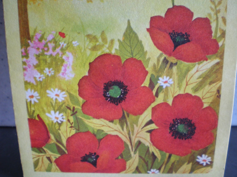 Vintage Mid Century Unused Greeting Card Congratulations On Your Anniversary