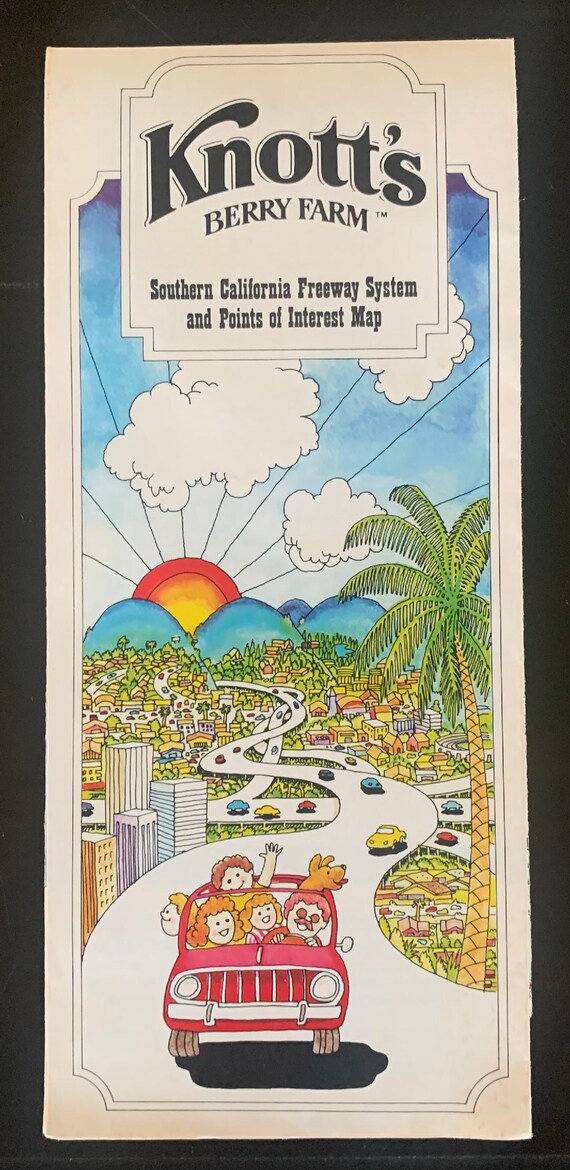洋書 1988BananaRepublicTravellersEye Vintage 1980's Travel Brochure - Knott's Berry Farm - Southern CA