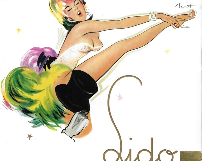 Affiche Vintage Lido Champs Elysées Paris - Ballet Bluebell - Haute Qualité, Neuve
