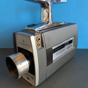 Vintage Mid Century Movie Camera - Bell & Howell Autoload Filmsound 8  - Focus- Matic