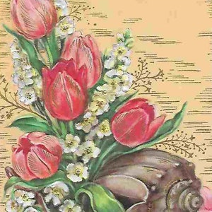 Vintage Midcentury Unused Greeting Card - Get Well