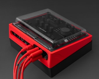 Elektron Analog Heat +FX / Syntakt / Digitakt / Digitone – Live Case Heat Edition with Cover & Custom Button