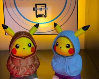 Figura de ratón eléctrico estilo anime / Figura coleccionable impresa en 3D - Pikachu