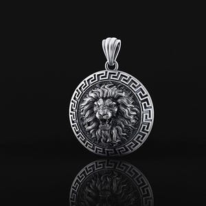 925 Sterling Silver Lion Head Pendant – Lion Face Necklace – Leo Zodiac Jewelry – Gift for Him/Her”