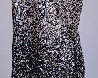 b darlin white sequin dress B.Darlin White long sleeve sequin short dress