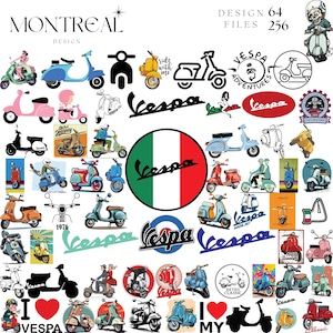 Italy Motorcycle Chracters Vespa Logo Eps-Png-Svg Pdf /Digital Print / Bundle Birthday Special Day /T shirt /Hoodie / Sticker / Cupa /Poster