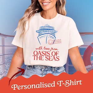 Personalized Cruise Vacation T-Shirt Design | Cruise Ship Family Vacations T-Shirts | Trendy Cruise Merch | Cruise Swag | Cruise Merchandise