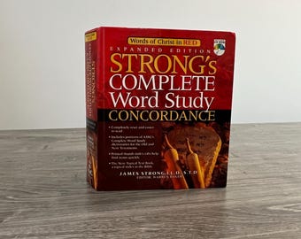 Strongs Complete Word Study Concordance (with CD) Expanded Edition