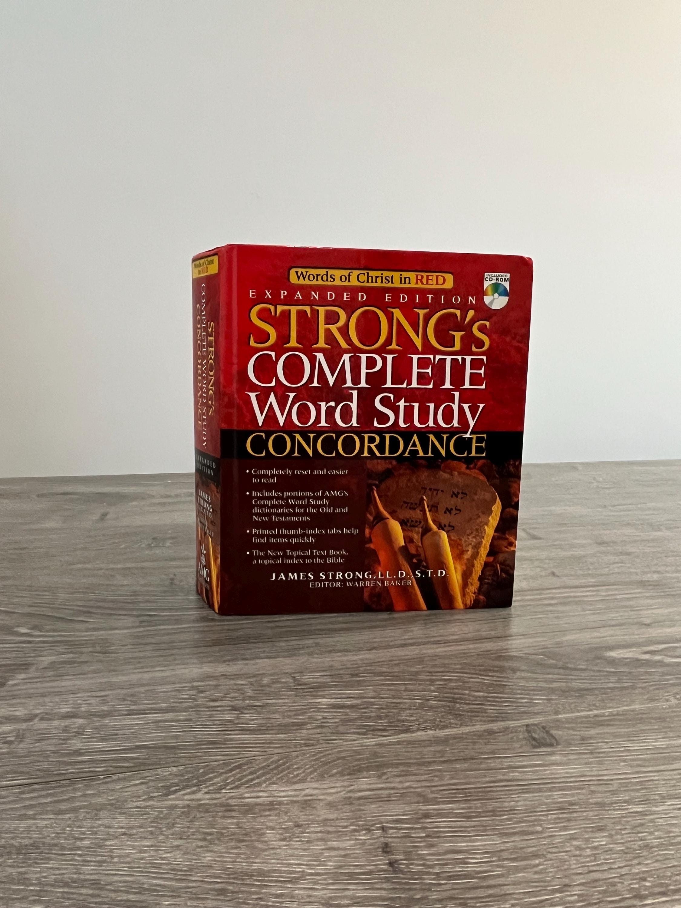 Strongs Complete Word Study Concordance (with CD) Expanded Edition