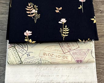 Pacote de Tecidos Fat Quarter Selecionados (4 peças)