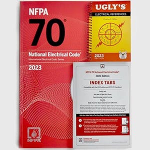 2023 Code Book National Electrical Code Book NFPA70 NEC Paperback + 2023 Ugly&#39;S Electrical Ref Spiral +Index TAB