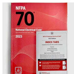 NFPA70 National electrical code -softcover + 2023 Ugly&#39;s Electrical Reference(Spiral)+ Nec index tabs Perfect Paperback