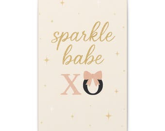 Sparkle Babe XO Wall Art