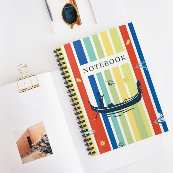 Venice Style Notebook - Ruled Line
