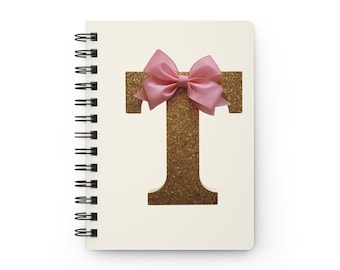 Personalized Monogram Journal/Notebook "T"