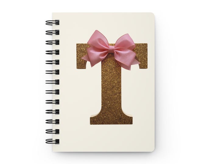 Personalized Monogram Journal/Notebook "T"