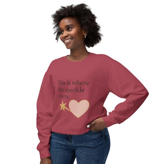 Sparkle Starts Unisex Crewneck Sweatshirt
