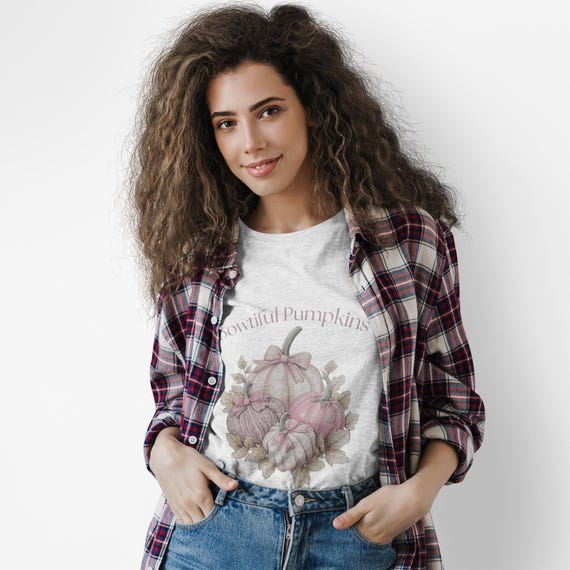 Bowtiful Sparkle Pumpkins T-Shirt, Fall Fashion Tee