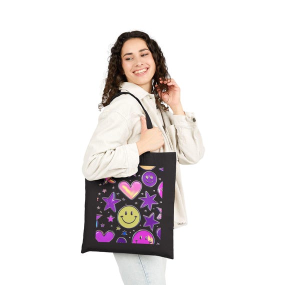 Y2K Sparkle XO  Happiness Tote Bag