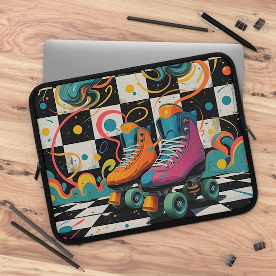 Sparkle Retro Style Laptop Sleeve Laptop Sleeve, Y2K 17" Case