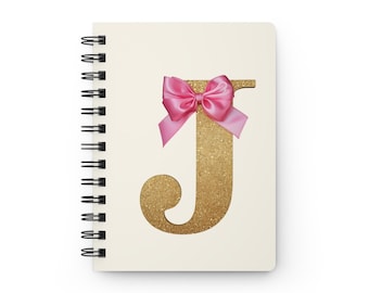 Personalized Monogram Journal/Notebook "J"