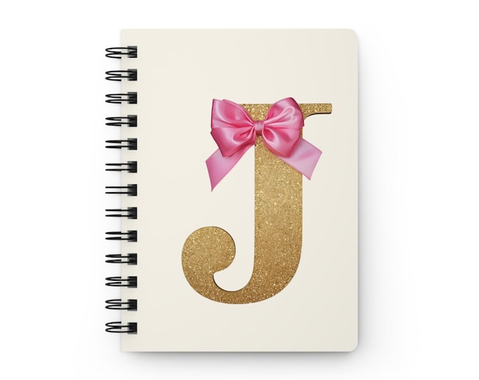 Personalized Monogram Journal/Notebook "J"