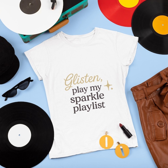 Glisten Sparkle Playlist Tee