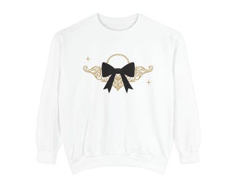 Stylish Elegant  Filigree Emblem Sweatshirt by Touch of Sparkle XO