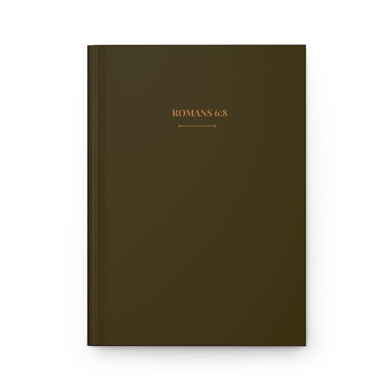 Inspirational Hardcover Journal, Christian Journal, Faith-Based Notebook