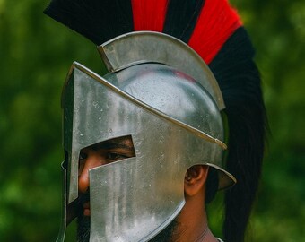 Polyurethan Helm Spartaner Helm Aus Polyurethan - Leichter Griechischer Helm Für LARP & Cosplay LARP Helm Für Halloween