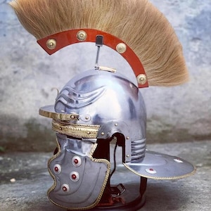 Medieval Roman Legionnaire Helmet- Roman Centurion Helmet- Ancient Roman Helmet
