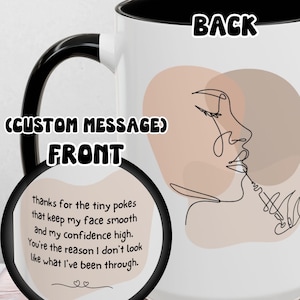 Personalized Botox / Filler Professional Gift w/ Thank You Message, Lip Filler Mug, Custom Botox Gift, Aesthetic Nurse/ Injector Coffee Mug