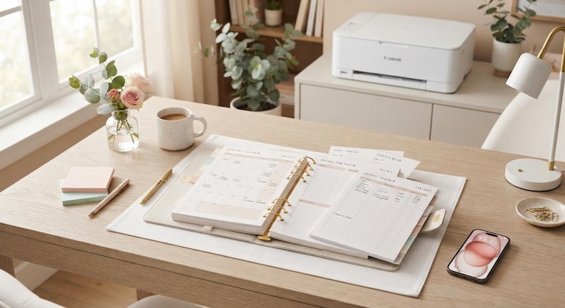 2027 Printable Planner Template, Editable Monthly Calendar, 2027 ...