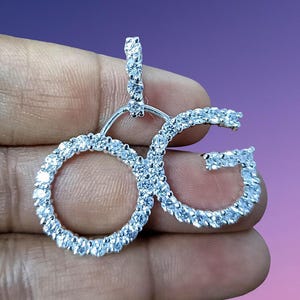 Colgante de letra de diamante redondo de imitación de diamante, acabado en oro amarillo de 14 quilates, plata 925, colgante personalizado con cualquier letra, colgante con inicial del alfabeto.